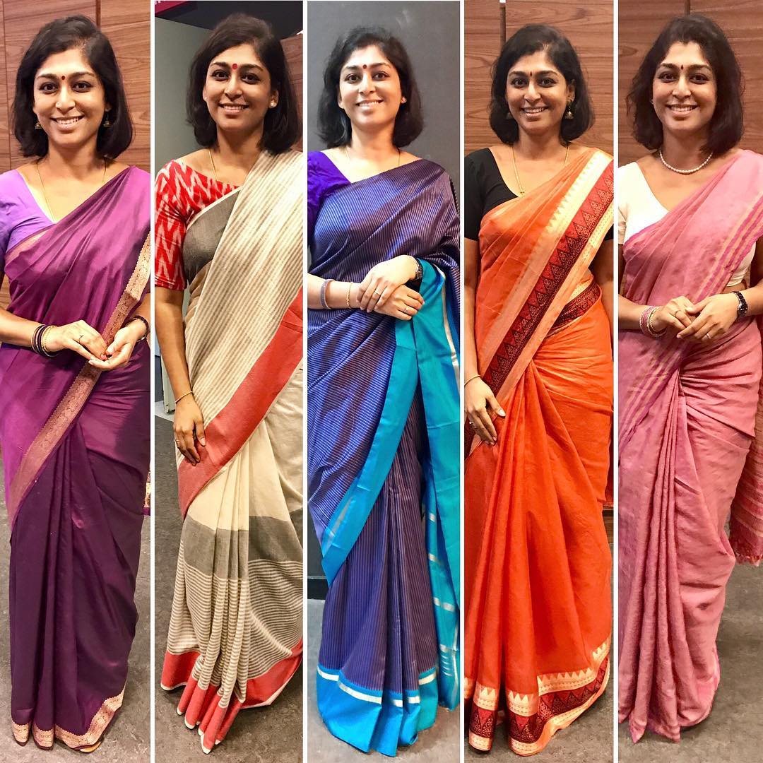 Instagram/SareesAndStories A week's worth of sarees